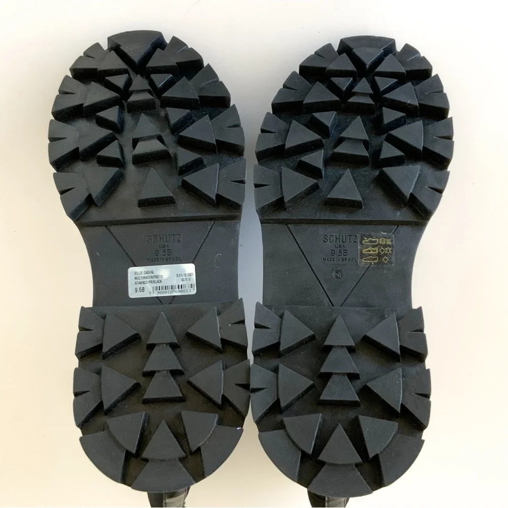 Schutz NWOT Billie Casual Atanado Black Boots Size 9.5 - Picture 11 of 11